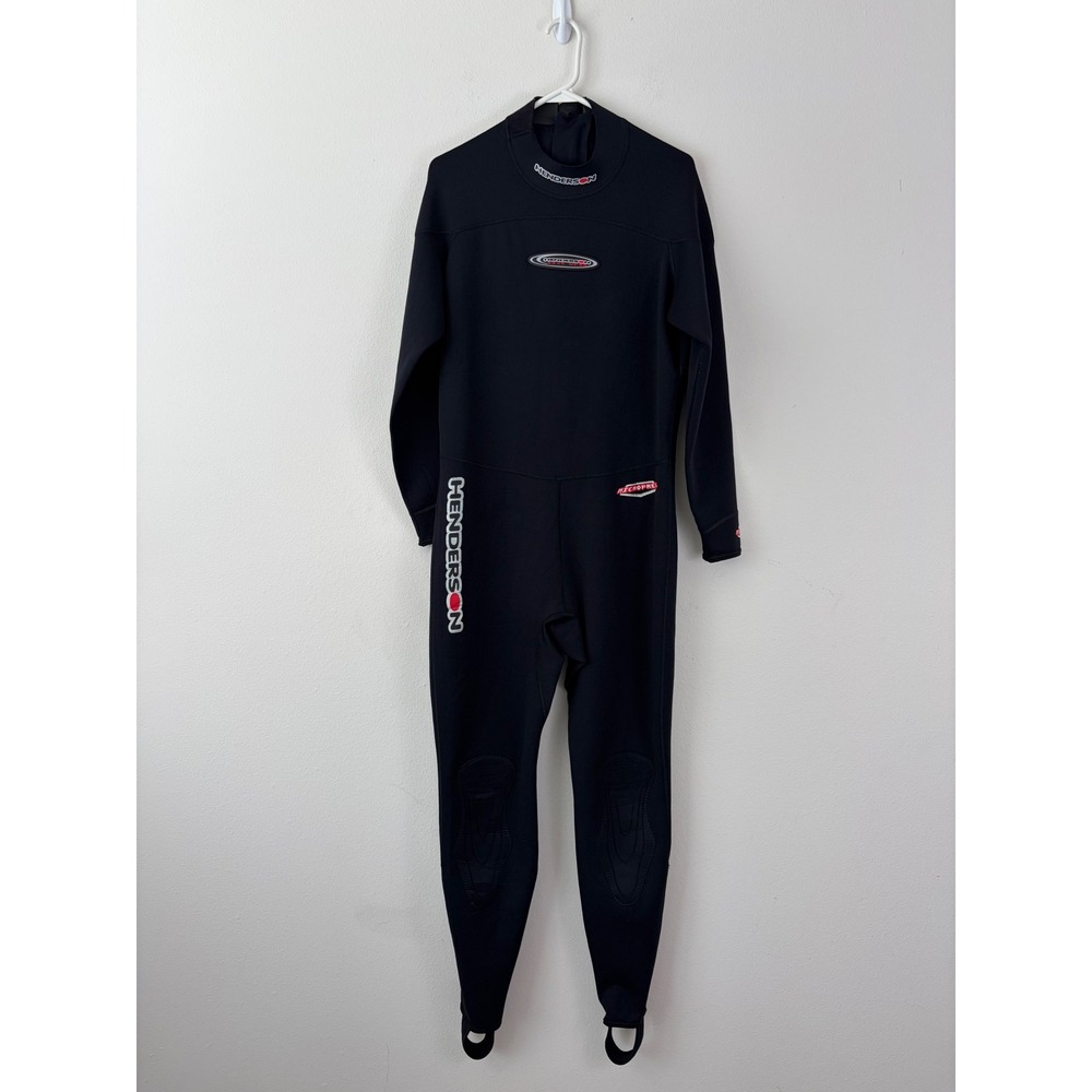 Henderson Aquatics Microprene Wetsuit Mens XL Black Full Body Dive Suit